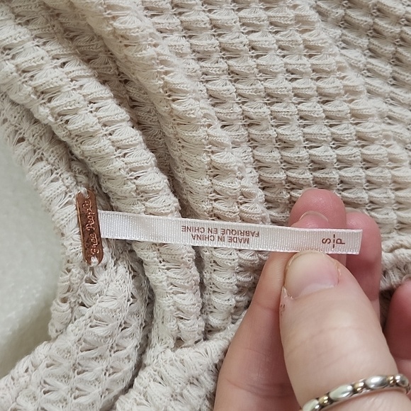 Free People Marley off shoulder cross front long sleeve top - Picture 7 of 12